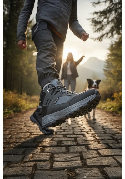 Enoch Erkek Waterproof Outdoor Trekking Ve Doğa Yürüyüş Botu Siyah