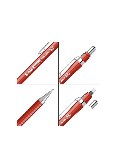Office Simo Mekanik Kurşun Kalem Kırmızı 0.5 Mm -