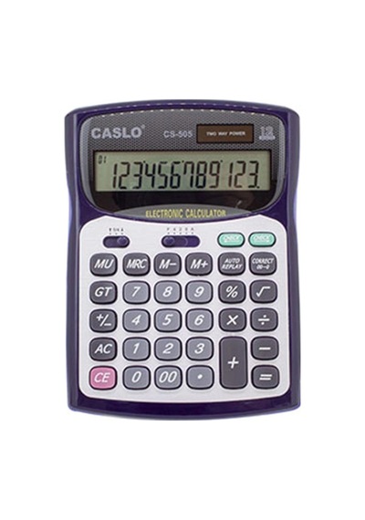 Csl Cs-505 12 Hane Masa Tipi İşlem Kontrollü Su Geçirmez Hesap Makinesi Kdo Diğer