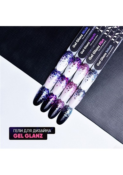 Nail Art Tasarım Jel Glanz İmpuls 5 Gr, Mor