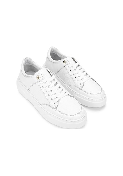 Tamer Tanca Kadın Hakiki Deri Beyaz Sneakers & Spor Ayakkabı 04 503 Bn Ayk Y25 Beyaz Fltr Beyaz