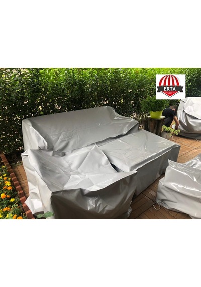2 M X 2 M - 90 Cm Yükseklik Bahçe Mobilya Koruma Örtüsü Su Geçirmez Branda Yeşil