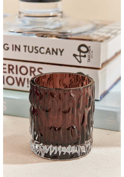 Pasabahce Kabuk Tealight Mumluk 7 Cm Kahverengi - 1 Adet Kahve