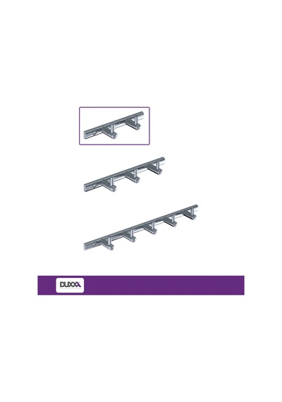 Duxxa Minimal Set Askılık Krom İkili A.412 Krom