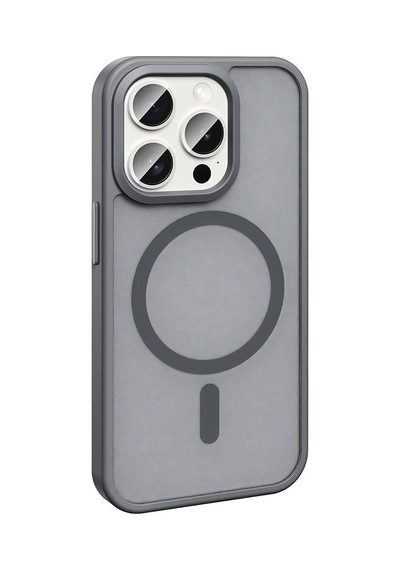 Apple Uyumlu iPhone 15 Pro Max Kılıf Magsafe Şarj Özellikli Mat Arka Yüzey Sio Kılıf Apple Uyumlu iPhone 15 Pro Max Kılıf Magsafe Şarj Özellikli Mat Arka Yüzey Sio Kılıf