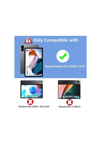 Xiaomi Redmi Pad 10.6" Uyumlu Arka Şeffaf Kılıf, Ultra İnce Silikon Ve Darbeye Dayanıklıdır