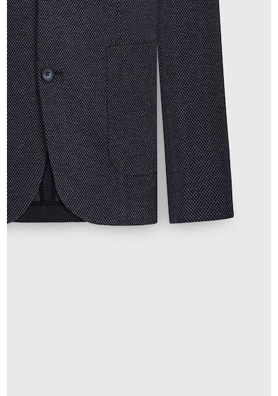 Ac&co Erkek Lacı Slim Fit Dar Kesim Mono Yaka Desenli Torba Cepli Ceket