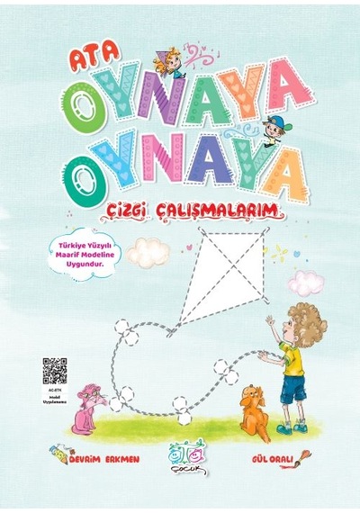 Ata Oynaya Oynaya Çizgi Çalışmaları 3-4 Yaş