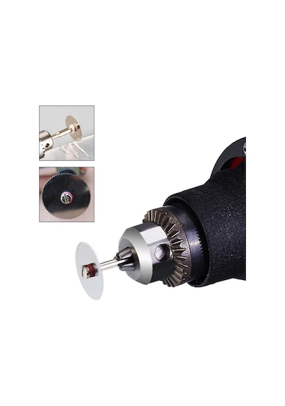 River World Metal 6 Parça Mini Matkap Ucu  Ahşap Kesme Yuvarlak Çelik Bıçak Disk Testere Seti Kiti