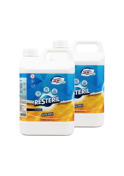 Antibakteriyel%100 Doğal Alkolsüz Dezenfektan Yüzey Temizleyici Günlük Hijyen Spreyi Seti 2x5000ml