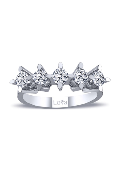 Lova H Renk 0,90 Karat Pırlanta Beştaş Yüzük - 1070137