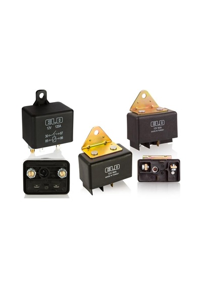 Elo 201.005.002 Güç Rolesi 24 Volt Toz Korumalı Braketli