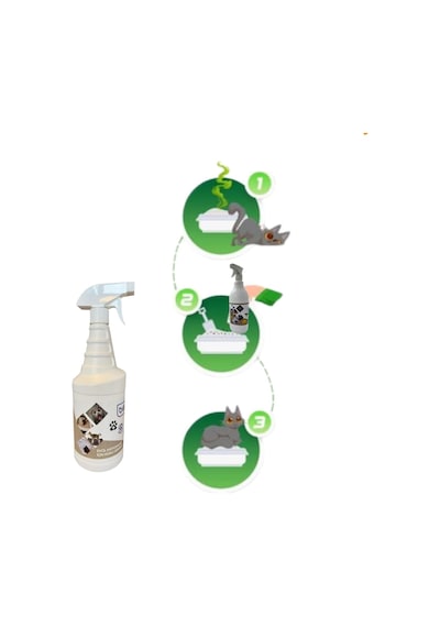 Kedi Kumu Koku Giderici Parfümsüz Dezenfektan 1 Lt