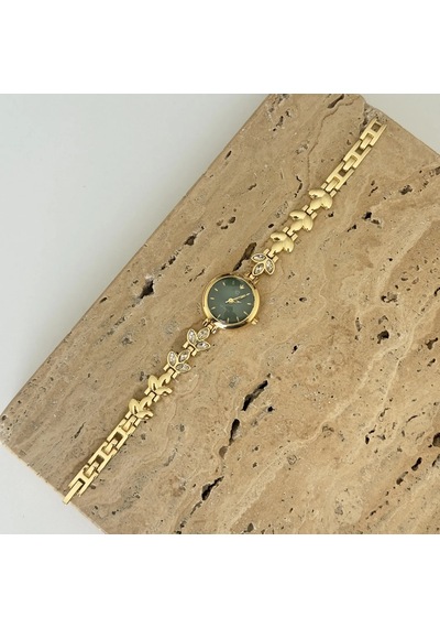 Valor Gold Yeşil Saat