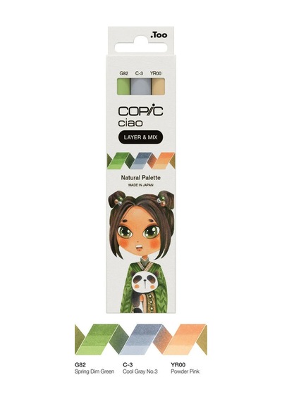 Cıao Layer & Mıx Manga Set Natural Palette 3 Lu