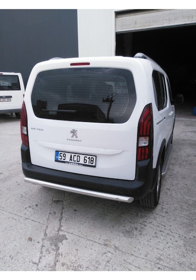 Opel Combo 2019-2025 Arka Tampon Koruma Demiri - Silindirli - 60 - Guard Straıght B