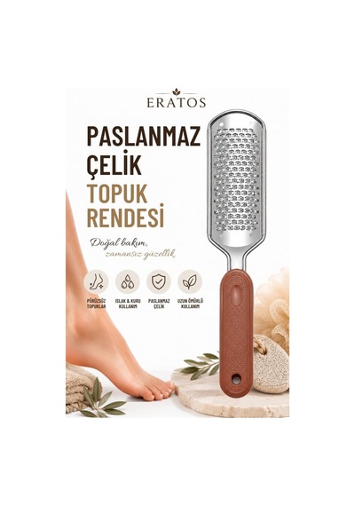 Paslanmaz Çelik Topuk Rendesi 20'li Paket