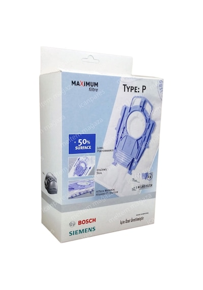 Siemens Uyumlu Vs 08G2070 Süpürge Toz Torbası 4 Adet
