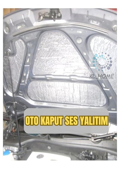 6mm -100cmx100cm 1m2 Alum Folyo Yapışkan Kalınlık Kaput Kauçuk Yalıtım Karavan Oto Ses Ve Isı