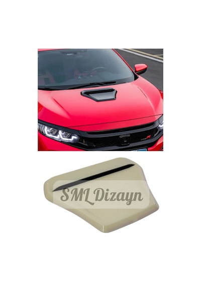 Honda Civic Fc5 Kaput Üstü Boyasız Vent Havalandırma