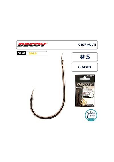 Decoy K-107 Multi Olta İğnesi Gold 5 8 Adet