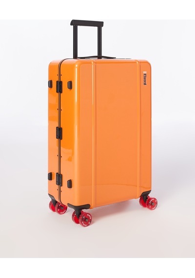 Floyd Turuncu Unisex Çekçekli Sert Valiz Floyd Check In - Hot Orange