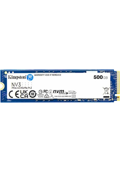 Kıngston Snv3s/500g, Nv3, 500gb, 5000/3000, Gen4, Nvme Pcıe M.2 2280, Ssd