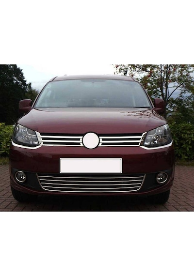 Vw Caddy Krom Ön Tampon Çerçevesi 5 Parça 2010-2014 Arası