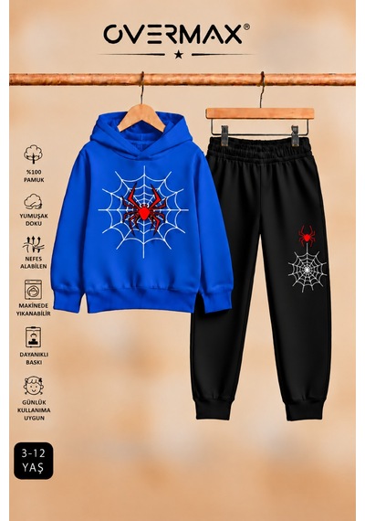 Overmax Örümcek Ağ Baskılı Kapüşonlu Sweatshirt & Eşofman Altı Takım 3-12 Yaş Saks Mavi Üst-siyah Alt - 921046944 Saks Mavi Üst-siyah Alt Overmax Örümcek Ağ Baskılı Kapüşonlu Sweatshirt & Eşofman Altı Takım 3-12 Yaş Saks Mavi Üst-siyah Alt - 921046944 Saks Mavi Üst-siyah Alt