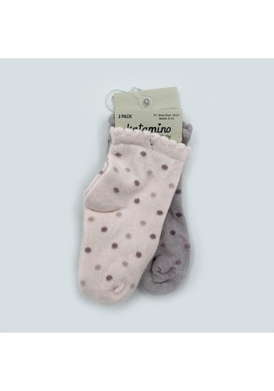 Katamino Forli 2'li Çorap 44138 Pembe