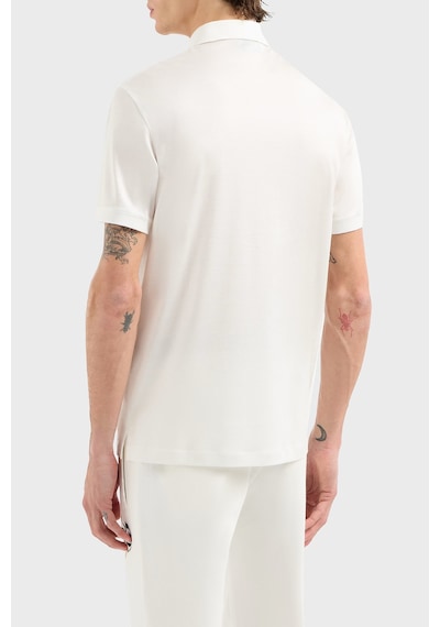 Emporio Armani Erkek Polo Yaka T Shirt Em001704 Af10017 M0131 Beyaz Beyaz