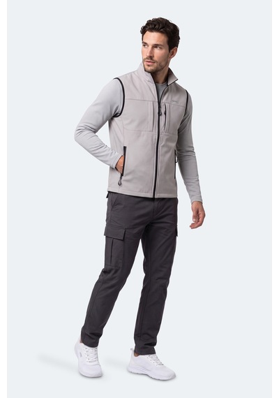 Slazenger Cruıser I Erkek Softshell Bej Yelek