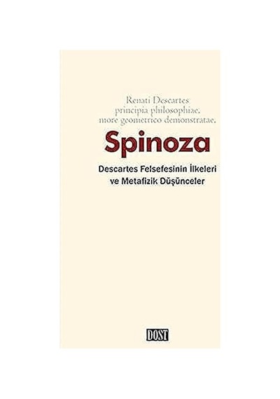 Descartes Felsefesinin İlkeleri Ve Metafizik Düşünceler Sku: Smgstk6be27f08e4