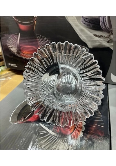 Paşabahçe 10531çay Tabağı Aurora 6'lı 12 Cm Şeffaf