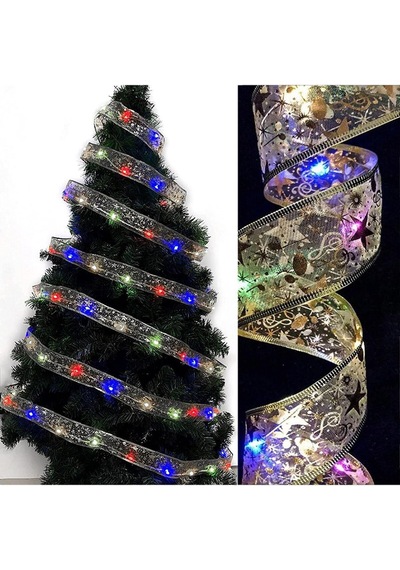 10 M Rgb Şerit Led Ağaç Süsü Ev Dekorasyon Düğün Doğum Günü Aydınlatma Kırmızı