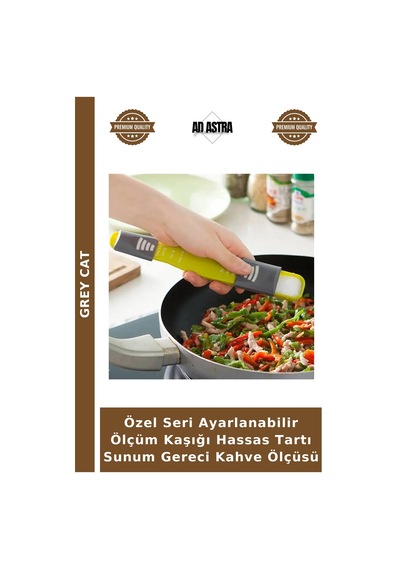 Özel Seri Ayarlanabilir Ölçüm Kaşığı Hassas Tartı Sunum Gereci Kahve Ölçüsü Çok Renkli