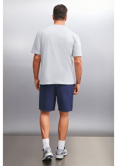 Grimelange Alessandro Erkek 4'lü Organik Pamuk Regular Kalın Dokulu Bisiklet Yaka Pmb/ Gri/ Vzn/ Byz T-shirt