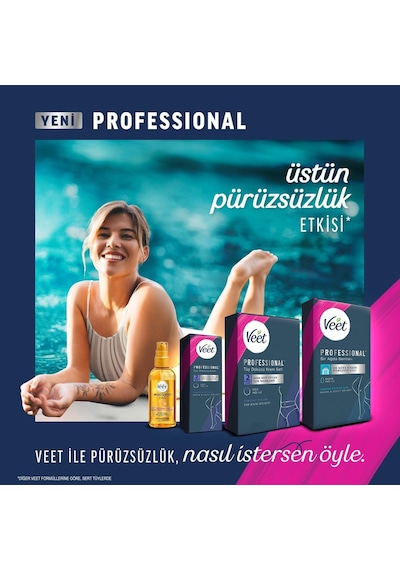 Professional Tüm Cilt Tipleri İçin Tüy Dökücü Krem, 600ml Süper Fırsat Paketi 3 X 200 Ml