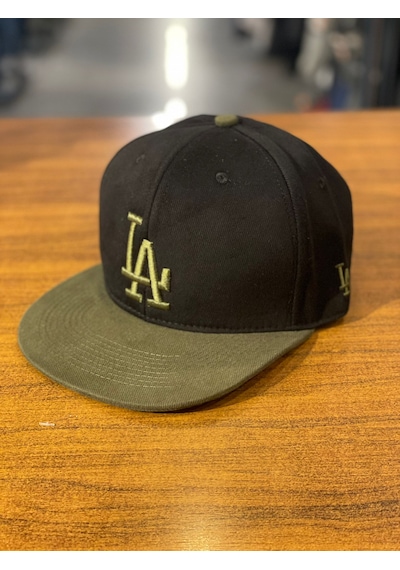 Hamze La Los Angeles Hiphop Snapback Rapper Baseball Drip Şapka Cap Siyah - Haki