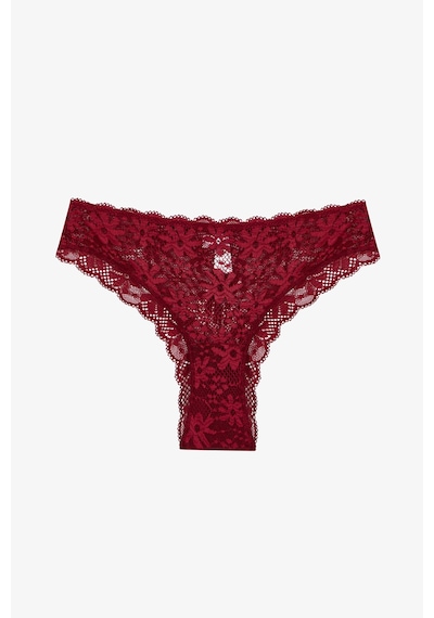 Penti Bordo Dantelli Slip Külot