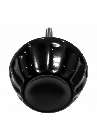Baba Papatya Kapı Tokmağı Kapı Topuzu Kolu Metal Tokmak Siyah Kapı Tutacağı