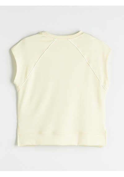 Lcwaıkıkı Classic Sarı Oversize Soft Touch Kadın Tişört