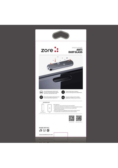 Apple Uyumlu iPhone 12 Pro Max Zore Anti-dust Temperli Ekran Koruyucu