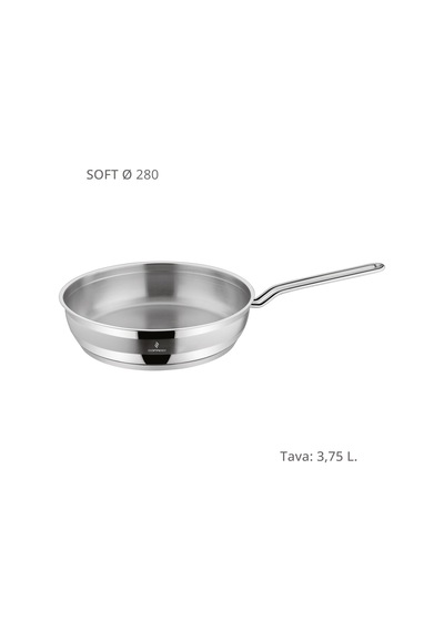Sofram Soft 28 Cm Tava Gümüş