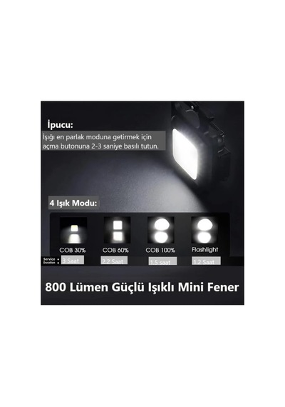 Anahtarlıklı Metal Kasa El Şişe Açacağı Usb Li Şarj Edilebilir Cep Boy Cob 800mah Genel