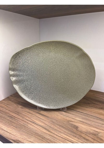 Adelfa Tone Oval Tabak 36 Cm Kahvaltı, Peynir, Şarküteri, Meze, Et Ve Gourmet Çok Amaçlı Çok Renkli