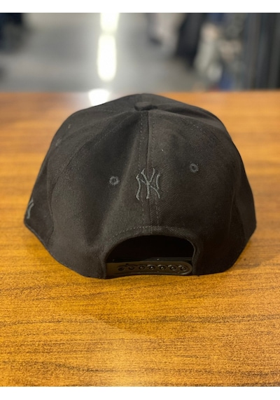 Hamze Ny Yankees Nakışlı Siyah Hip Hop Snapback Rapper Cap Şapka