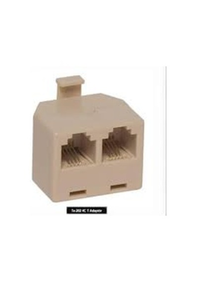 Te202-4C Adaptör (2 Çıkışlı Telefon Çoklayıcı)