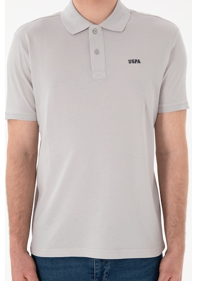 U.S. Polo Assn. Erkek Regular Fit Polo Yaka Açık Gri Basic Tişört 50306007-VR001 U.S. Polo Assn. Erkek Regular Fit Polo Yaka Açık Gri Basic Tişört 50306007-VR001