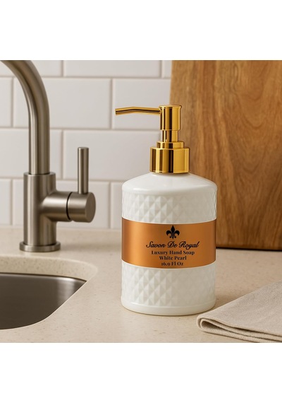 Luxury Vegan Sıvı Sabun White Pearl 500 Ml, Misk, Vanilya Diğer